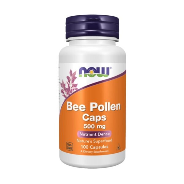 Now Foods | Bee Pollen 500MG | 100 Capsules