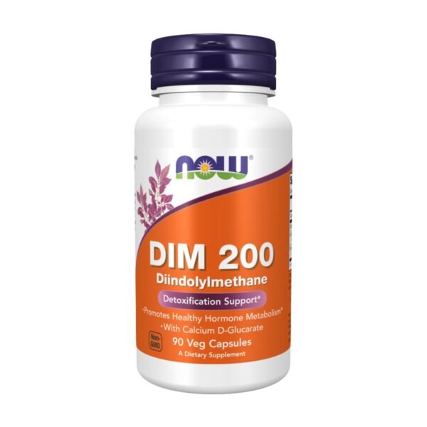 Now Foods | DIM 200 | Calcium D-Glucarate | 90 Veg Capsules