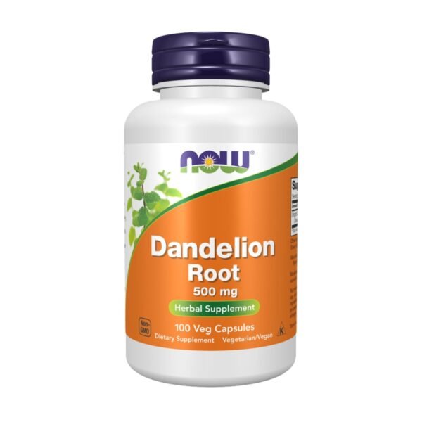 Now Foods | Dandelion Root 500MG | 100 Veg Capsules
