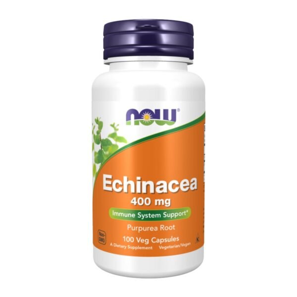 Now Foods | Echinacea Purpurea Root 400MG |100 Veg Capsules