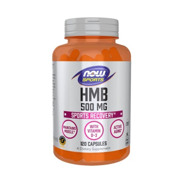 Now Foods | HMB 500MG | With Vitamin D3 | 120 Capsules