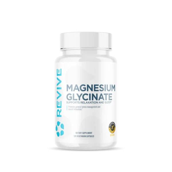 Revive Magnesium Glycinate | Supports Relaxation and Sleep | 120 Veg Capsules