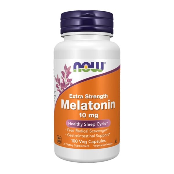 Now Foods | Extra Strength Melatonin 10MG | 100 Veg Capsules