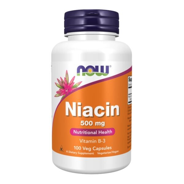 Now Foods | Niacin 500MG | 100 Veg Capsules