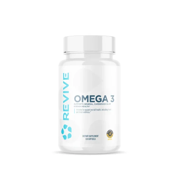 Revive Omega 3 | Supports Cardiovascular & Brain Health | 120 Softgels