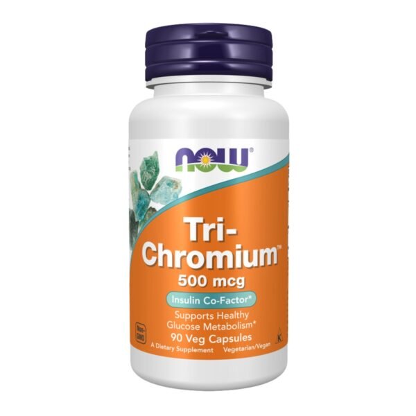 Now Foods | Tri-Chromium 500MCG | 90 Veg Capsules