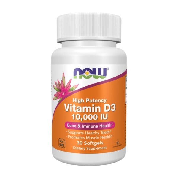 Now Foods | High Potency Vitamin D-3 10000 IU