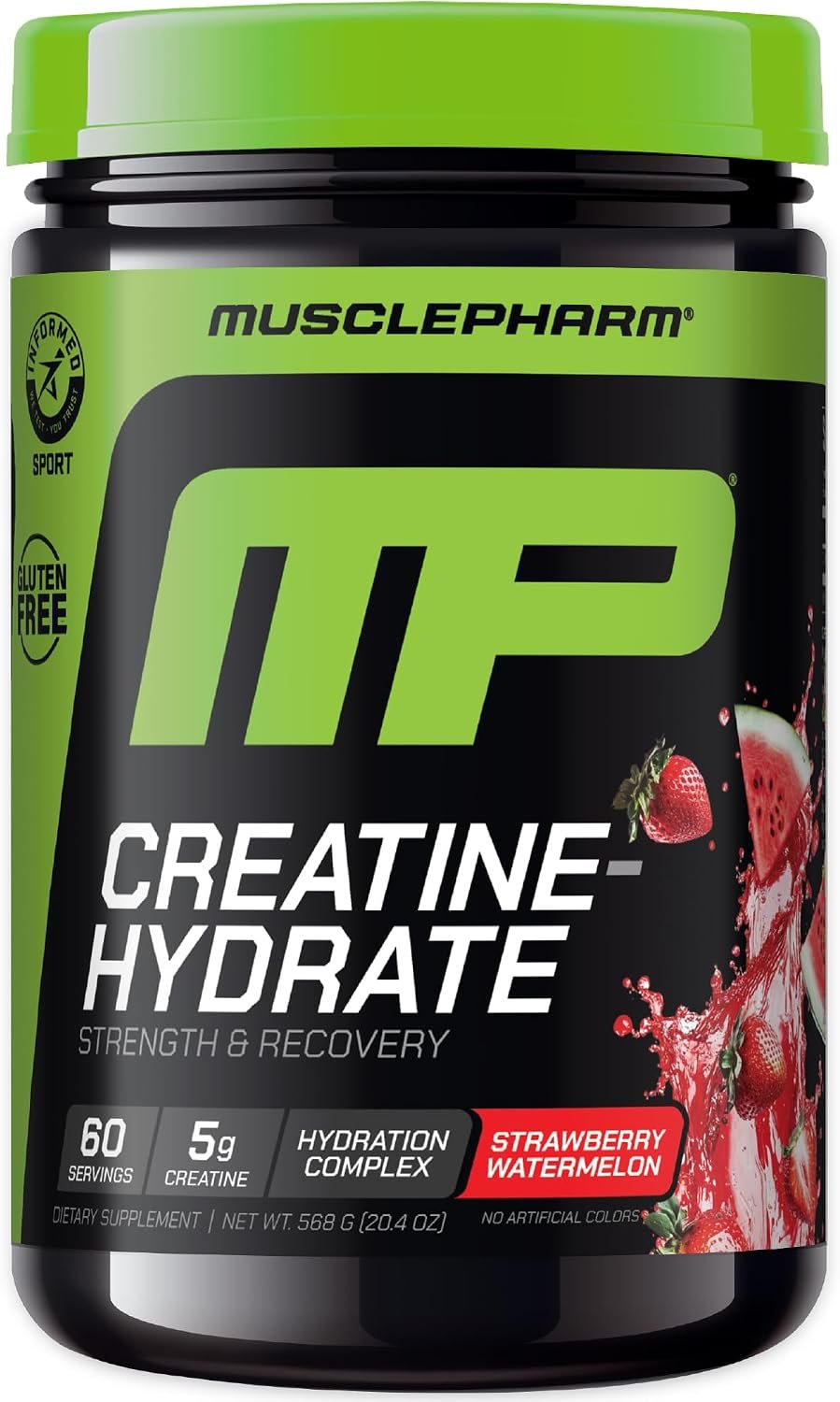 71il5OKTtJL._AC_SL1500_ Muscle Pharm Creatine Monohydrate Hydration Fruit Punch - 60 Servings | Fruit Punch Flavor, 5g Creatine, Electrolytes, Hydration Complex, Strength Support, Recovery Nutrition - Image 1