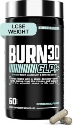 NUTREX BURN30 GLP-1 Supplement - Super Berberine Weight Management Support GLP1 Naturally