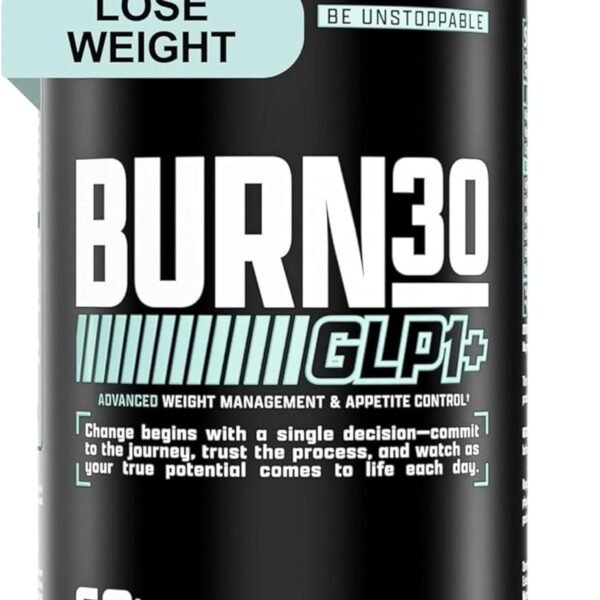 NUTREX BURN30 GLP-1 Supplement - Super Berberine Weight Management Support GLP1 Naturally