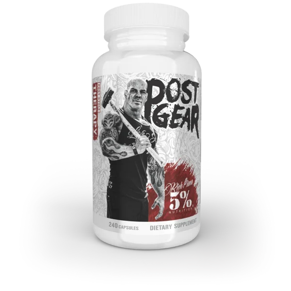 5% Nutrition Rich Piana Post Gear PCT Support Booster |240 Capsules