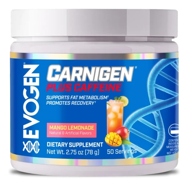 Evogen | Carnigen Plus Carnitine Powder | 50 Serving (Mango Lemonade)