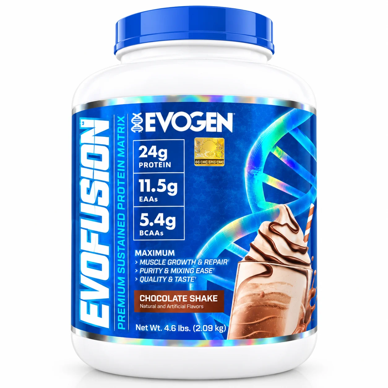 Evofusion-Intl-Chocolate-Shake-52srv.webp Evogen | Evofusion INTL | Sustained Protein Matrix | 52 Servings - Image 1