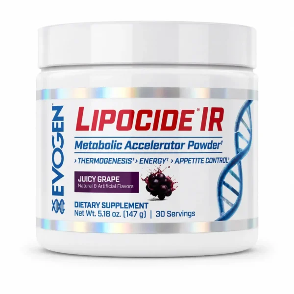 Evogen | Lipocide IR | Metabolic Accelerator | 30 Serving