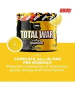 Redcon1 | Total War | Pre-Workout | 15 Servings | Black Tea Lemonade Flavor - Image 2