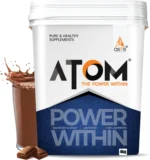 AS-IT-IS ATOM Mass Gainer | 60g Carbs, 12g Protein, 315kcal per Serving | With BCAA, L-Glutamine & Ashwagandha