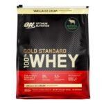 Optimum Nutrition ( ON) | Gold Standard 100% Whey Protein Powder, Vanilla Ice Cream, 5.47 lbs ( Imported)